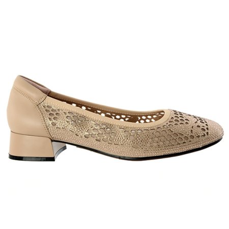 여성 3cm 보석 망사 펌프스