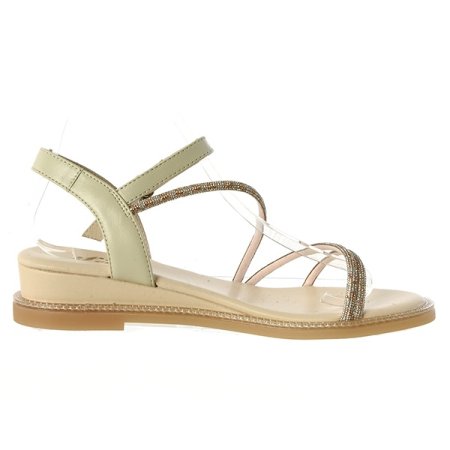 여성 4CM 보석 캐쥬얼 샌들