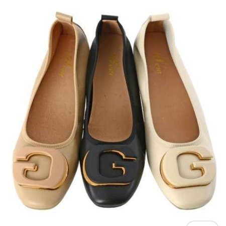 여성 양가죽 플랫 슈즈 펌프스