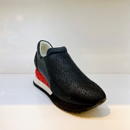 여성 7CM 큐빅 키높이 슬립온