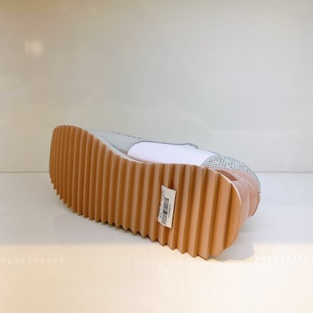 여성 7CM 큐빅 키높이 슬립온