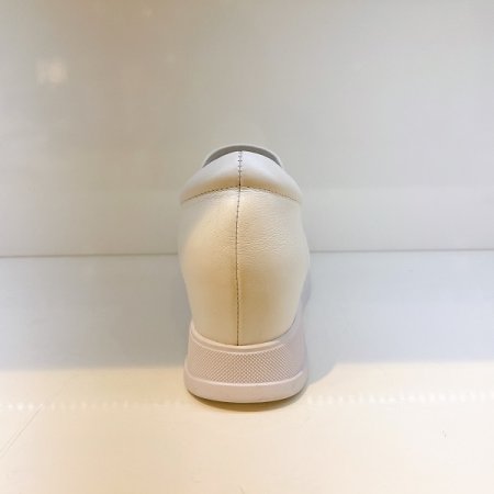 여성 지그재그 큐빅 키높이 슬립온