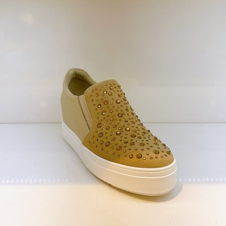 여성 데일리 통굽 키높이 슬립온