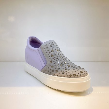 여성 데일리 통굽 키높이 슬립온