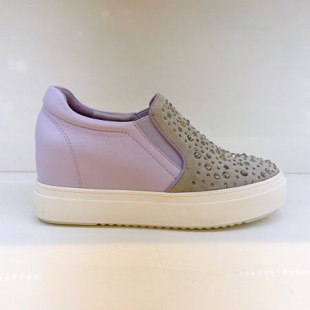 여성 데일리 통굽 키높이 슬립온