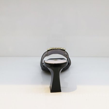 여성 6CM 큐빅 진주 샌들 뮬A