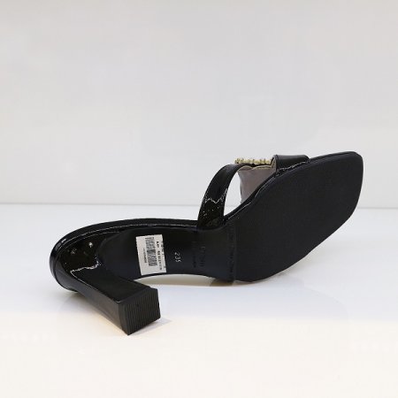 여성 6CM 큐빅 진주 샌들 뮬A