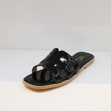 여성 발편한 에나멜 샌들 3종