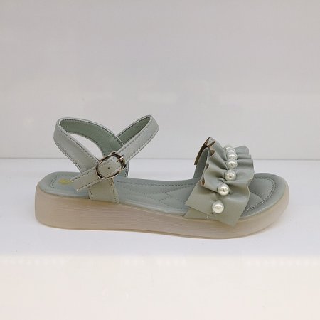 여성 진주 웨딩 스트랩 샌들 민트