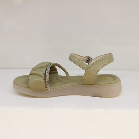 여성 발편한 캐쥬얼 샌들 카키