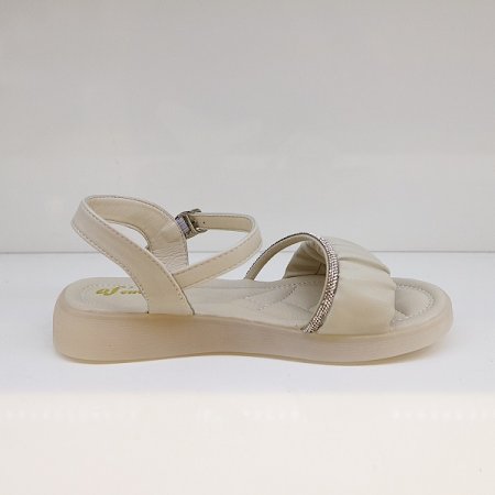 여성 발편한 캐쥬얼 샌들 아이보리