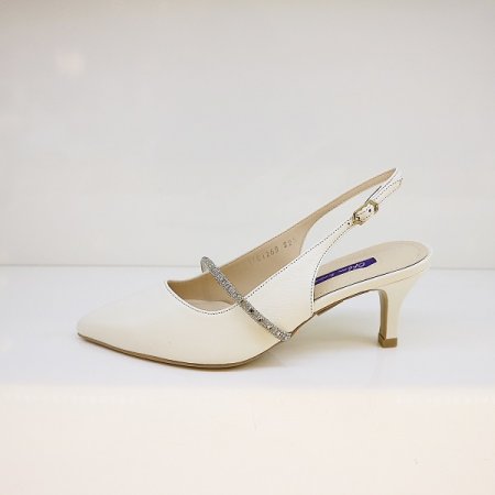 여성 발편한 5CM 슬링백 힐 2종