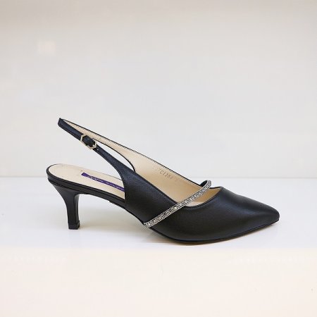 여성 발편한 5CM 슬링백 힐 2종