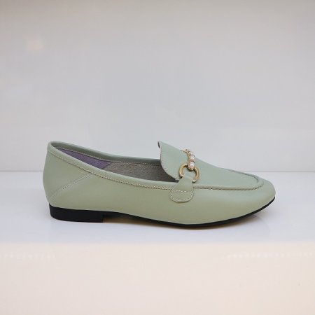 여성 발편한 큐빅장식 단화 3종