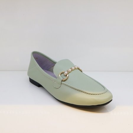 여성 발편한 큐빅장식 단화 B