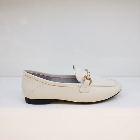 여성 발편한 큐빅장식 단화C