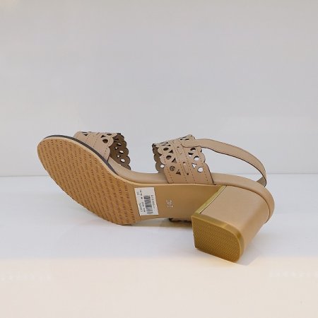 여성 6CM 토오픈 슬링백 샌들 2종