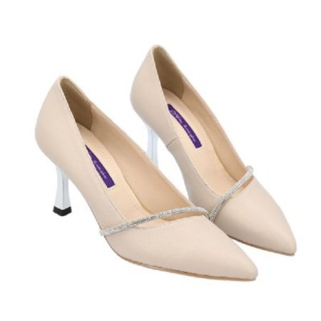 여성 발편한 7CM 미들힐 2종