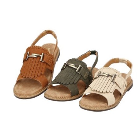 여성 태슬장식 밴딩끈 샌들 3종