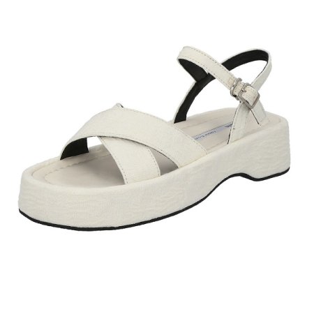 여성 통굽 원단 샌들 3종