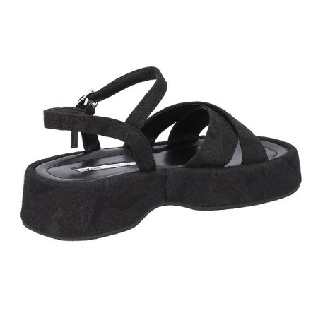 여성 통굽 원단 샌들 3종