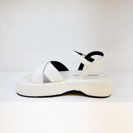 여성 통굽 원단 샌들 3종