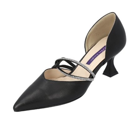 여성 6CM 크로스 비쥬 샌들 힐