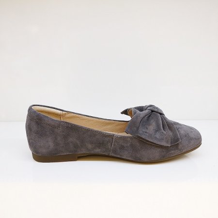 여성 세무 리본 플랫슈즈 B