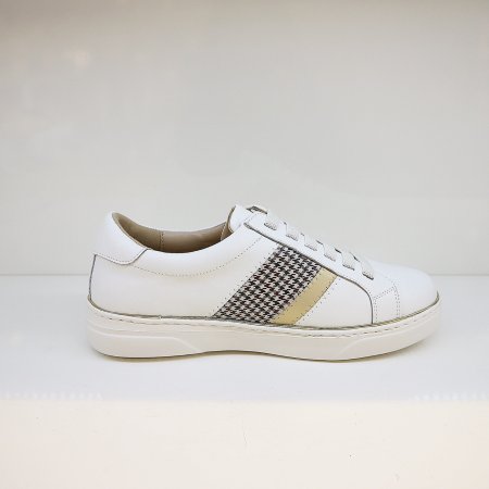 여성 체크 데일리 운동화 B