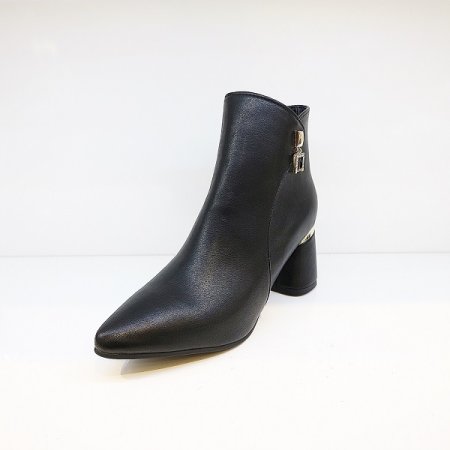 여성 스퀘어 장식 6CM 앵클 2종