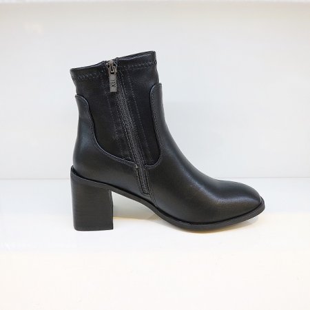 여성 7CM 통굽 앵클 부츠 2종