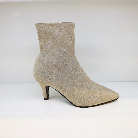 여성 7CM 스웨이드 앵클부츠 2종