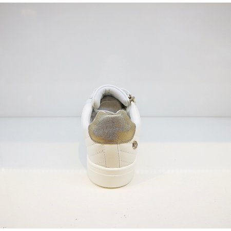 여성 퀄팅 지퍼장식 스니커즈 2종