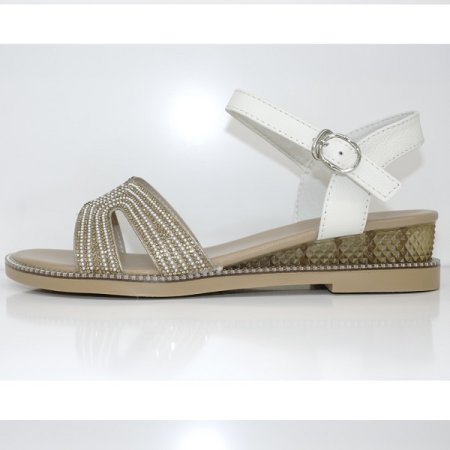 여성 비쥬 스트랩 샌들