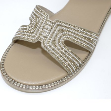 여성 비쥬 스트랩 샌들