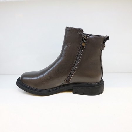 여성 3CM 소가죽 지퍼앵클부츠 2종