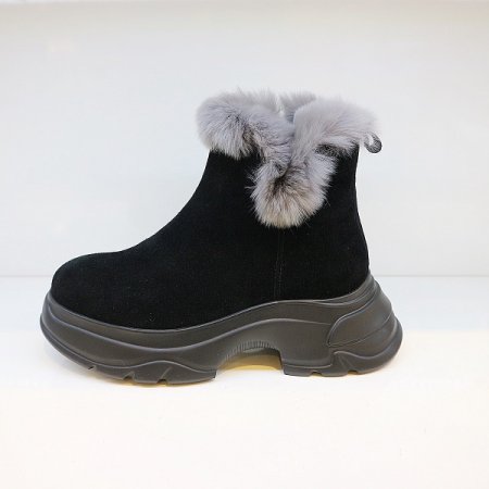 여성 소가죽 몰드창 털부츠 2종