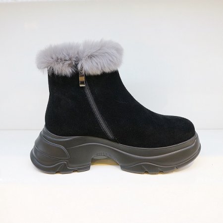 여성 소가죽 몰드창 털부츠 2종