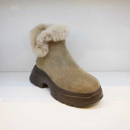 여성 소가죽 몰드창 털부츠 2종