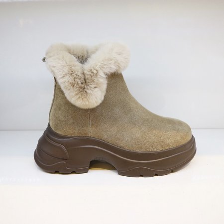 여성 소가죽 몰드창 털부츠 2종