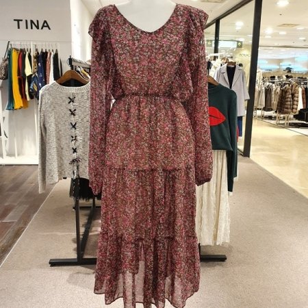 스티치플라워원피스