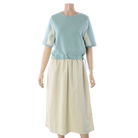 티나배색원피스