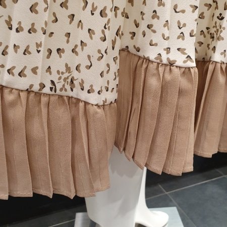 하트주름스커트