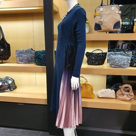 그라데이션 반짝이 원피스