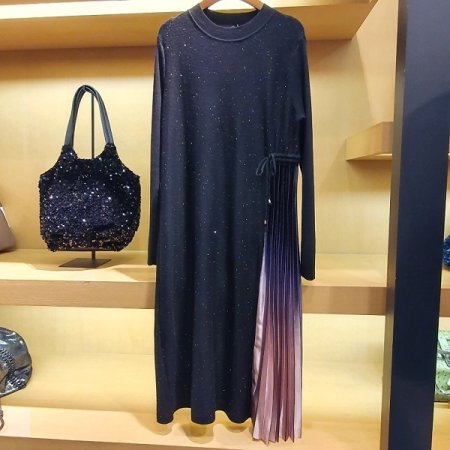 그라데이션 반짝이 원피스