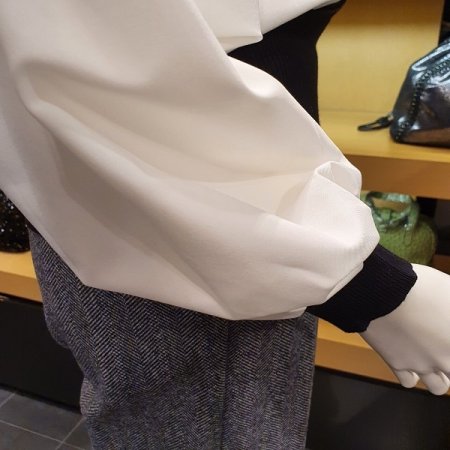 니트조끼블라우스