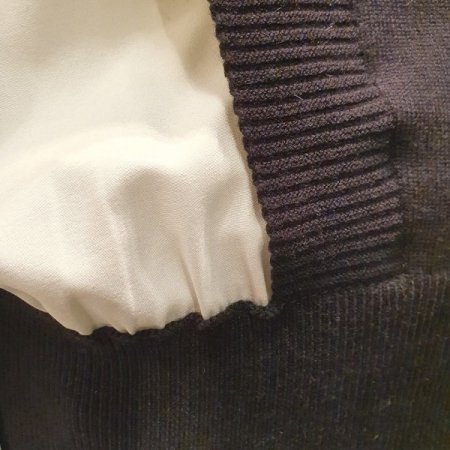 니트조끼블라우스