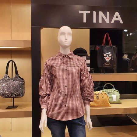 체크소매볼륨남방