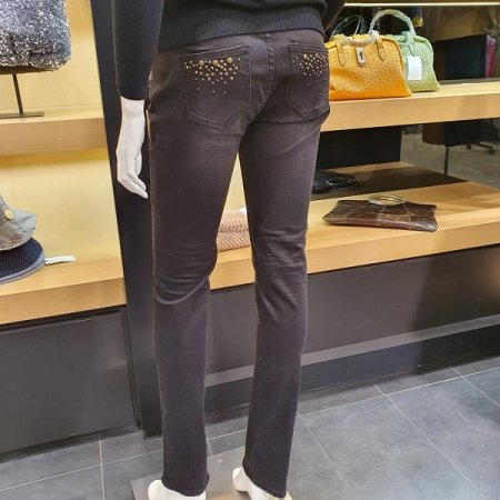 부츠컷블랙진팬츠