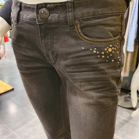 부츠컷블랙진팬츠